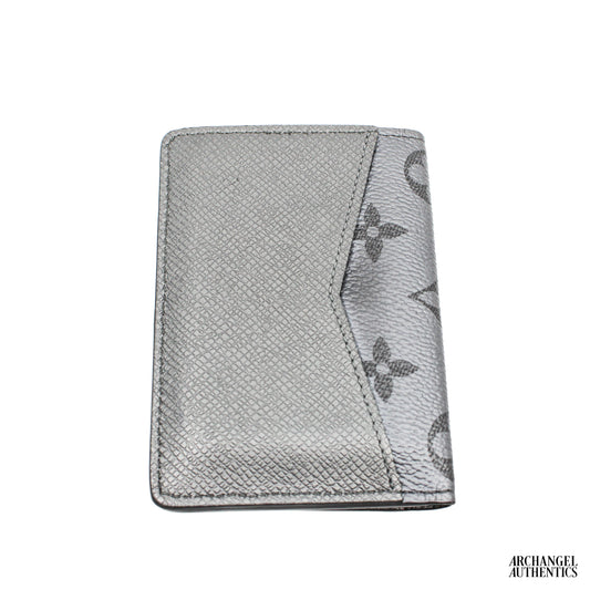 Louis Vuitton Pocket Organizer Gunmetal Grey Silver