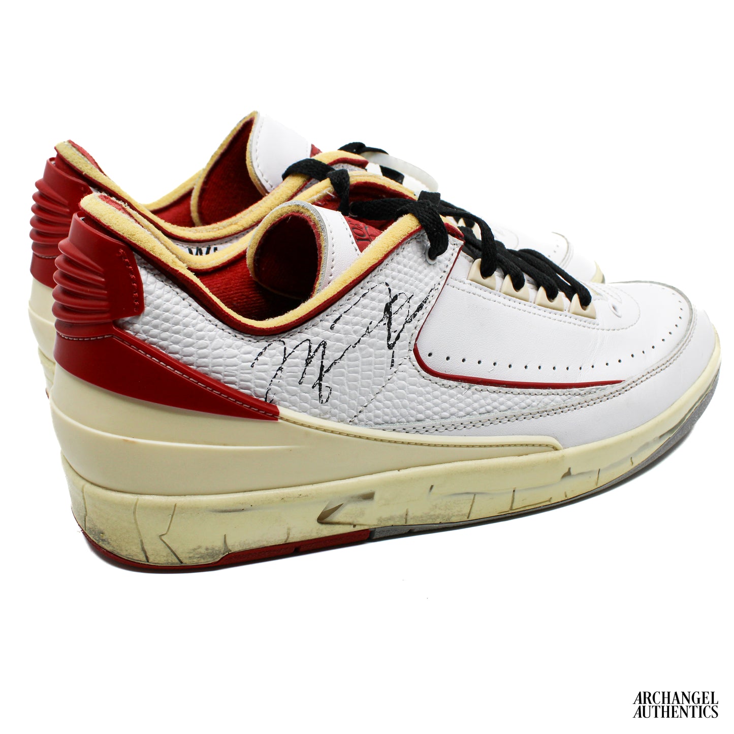 Air Jordan 2 Retro Low SP Off-White White Red