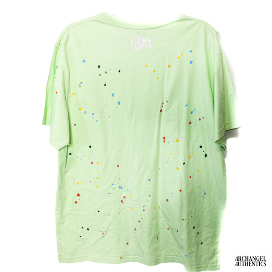 BBC Astro Splattered Knit SS Tee Patina Green