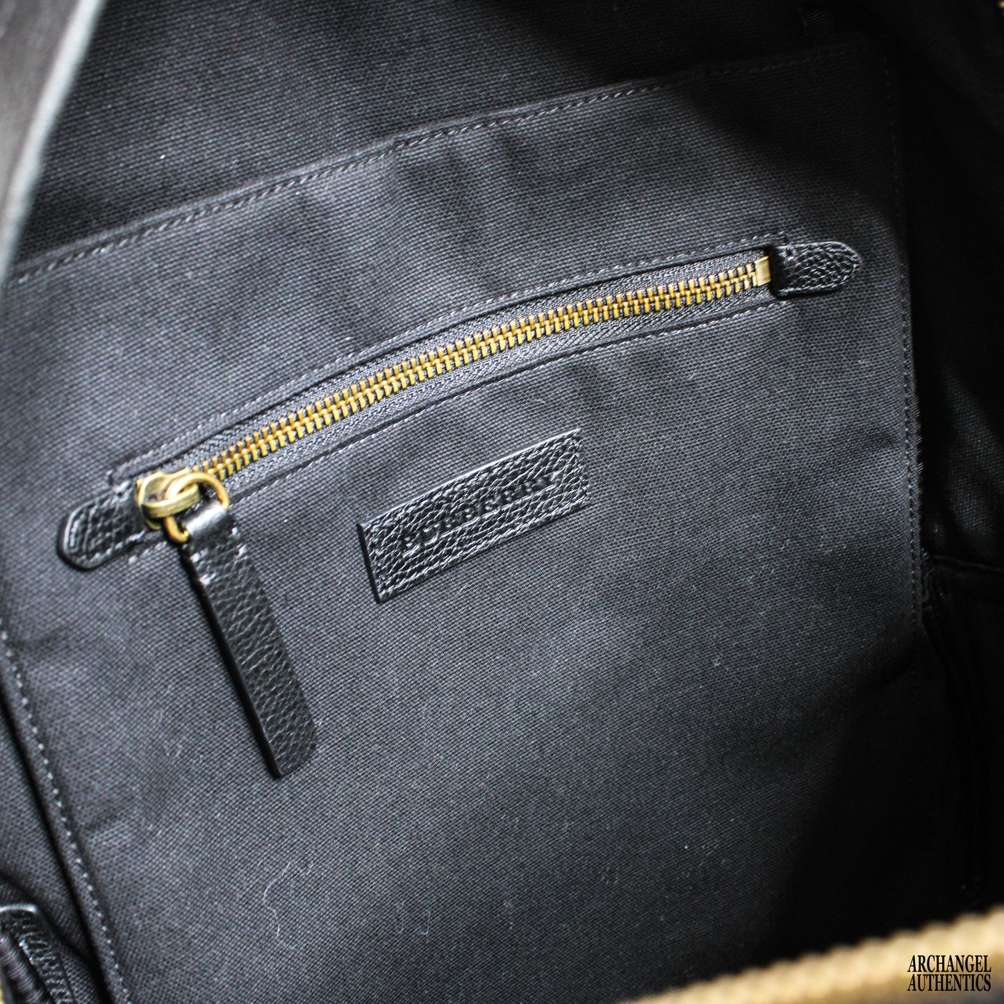 Burberry House Check Abbeydale Backpack Canvas & Leather