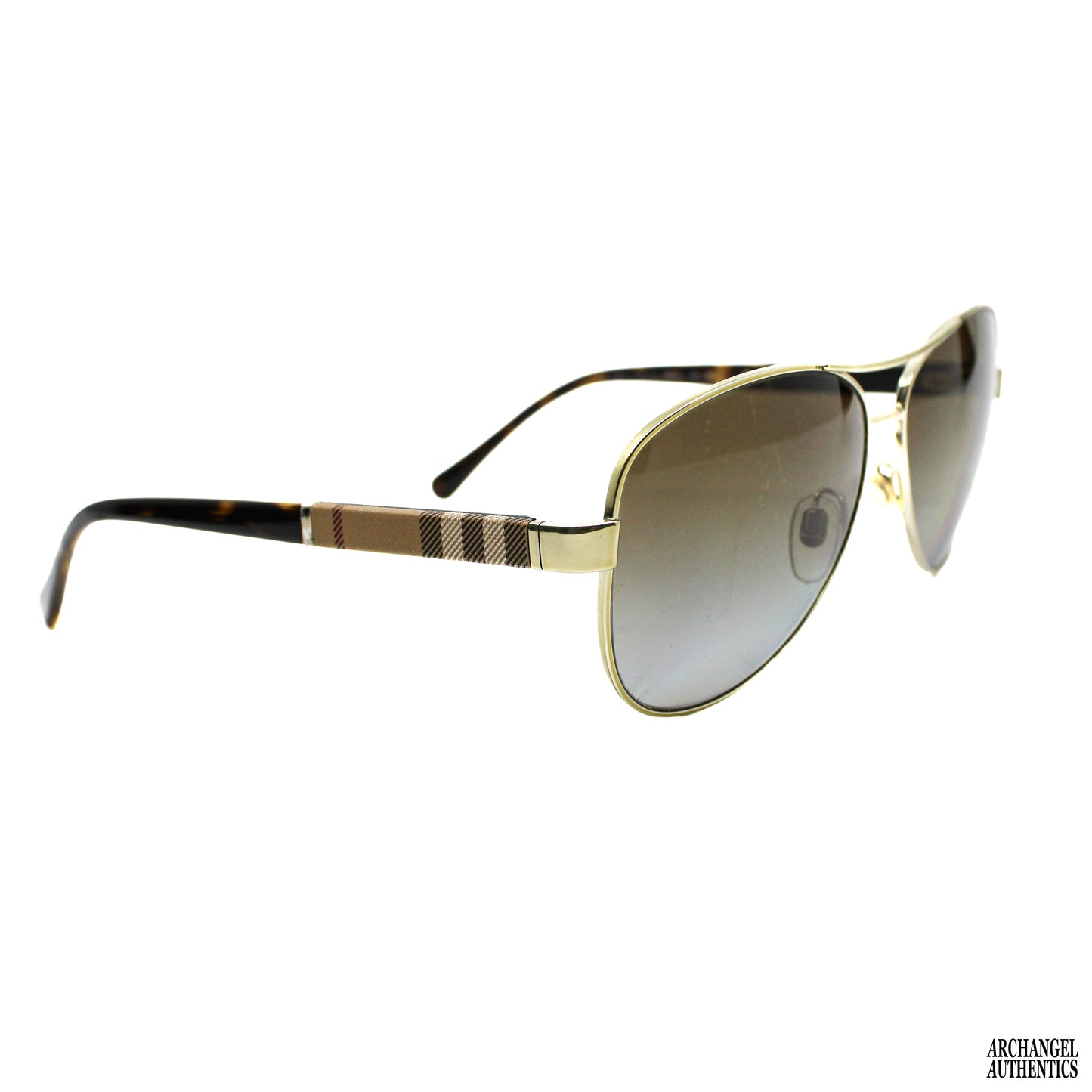Burberry Pilot Aviator Polar Brown Sunglasses B 3080
