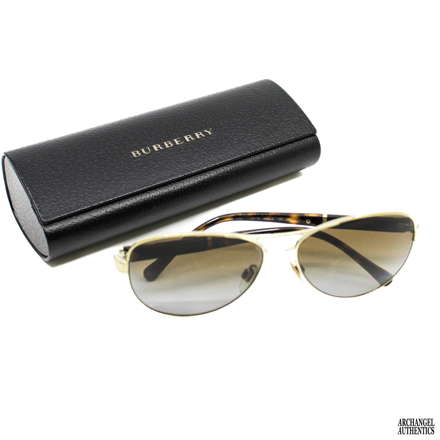 Burberry Pilot Aviator Polar Brown Sunglasses B 3080