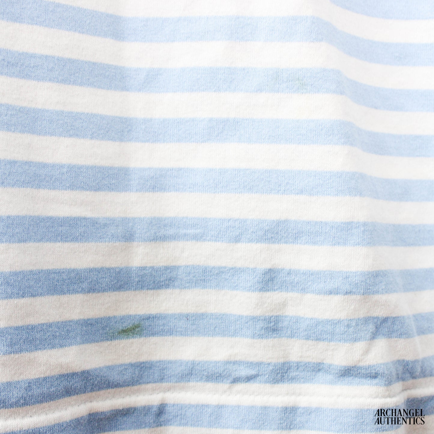 COMME DES GARCONS PLAY Pastel Blue Striped Long Sleeve T-Shirt