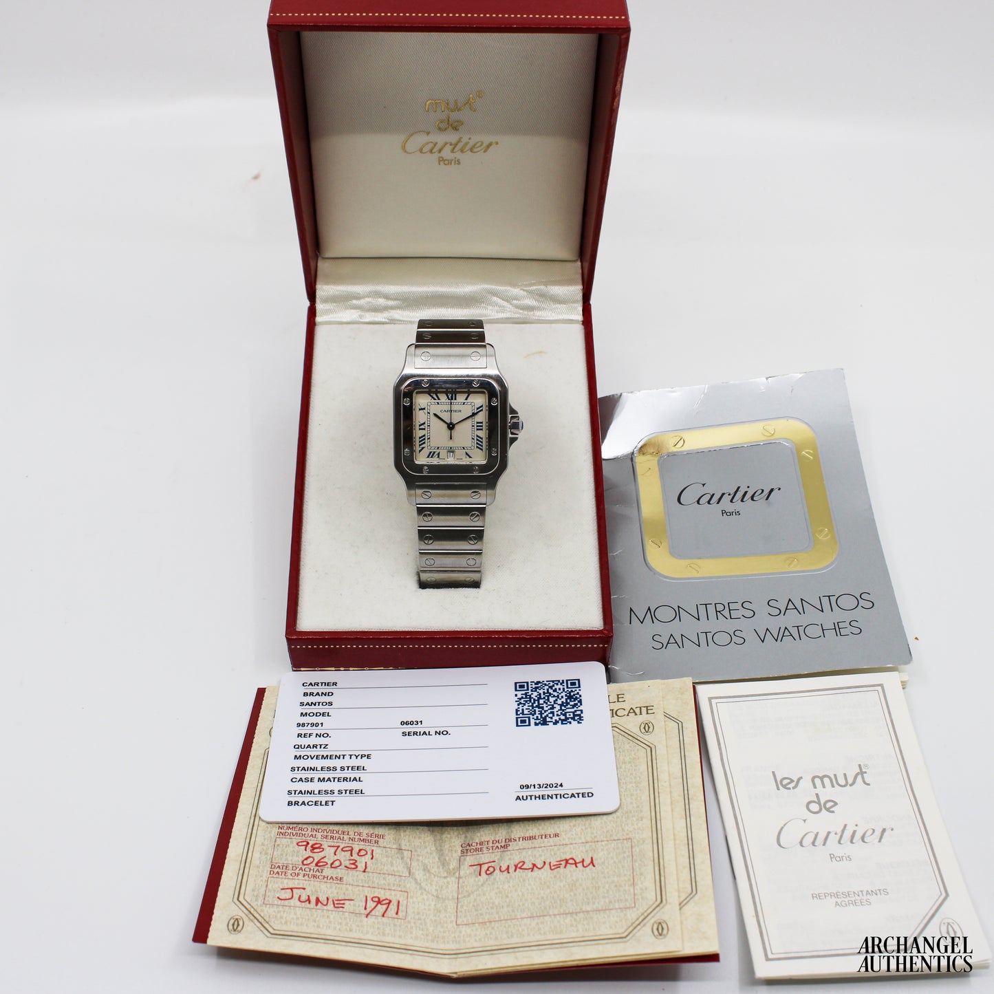 Cartier Santos Galbee | 987901 | Quartz | 29x41mm