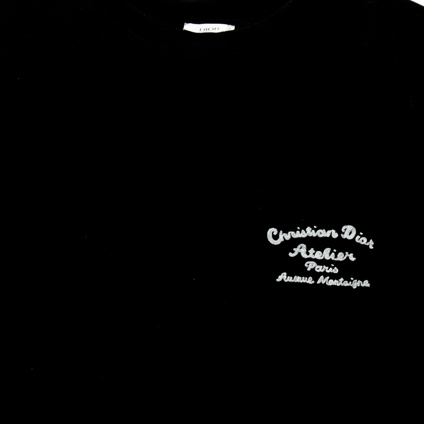 Christian Dior Atelier T-Shirt Relaxed Fit Black