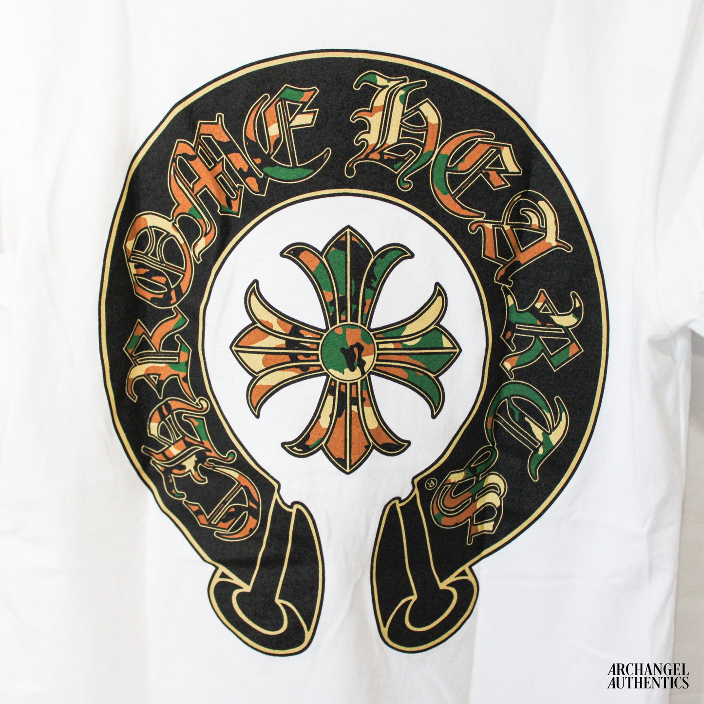 Chrome Hearts Camo Cross Horseshoe Tee