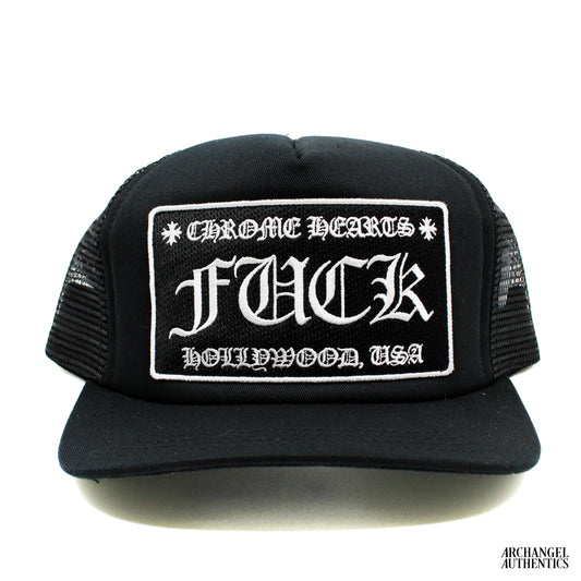 Chrome Hearts Fuck Hollywood Trucker Hat