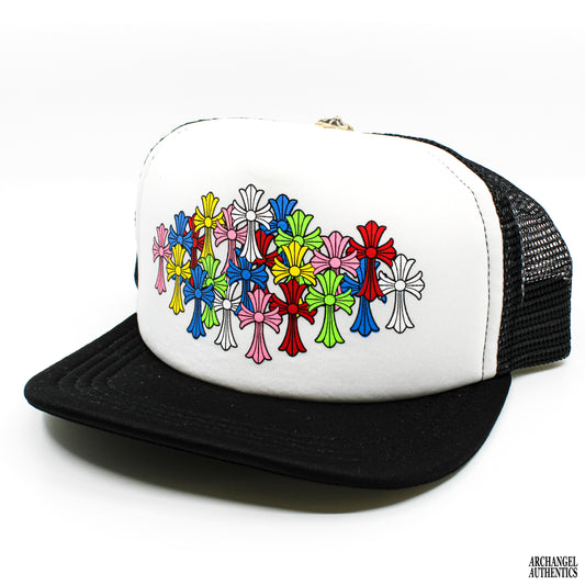 Chrome Hearts Multi Color Crosses Trucker Hat