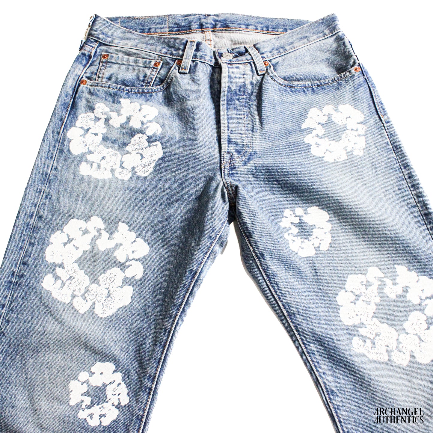 Denim Tears x Levi's Cotton Wreath Jean Light Wash