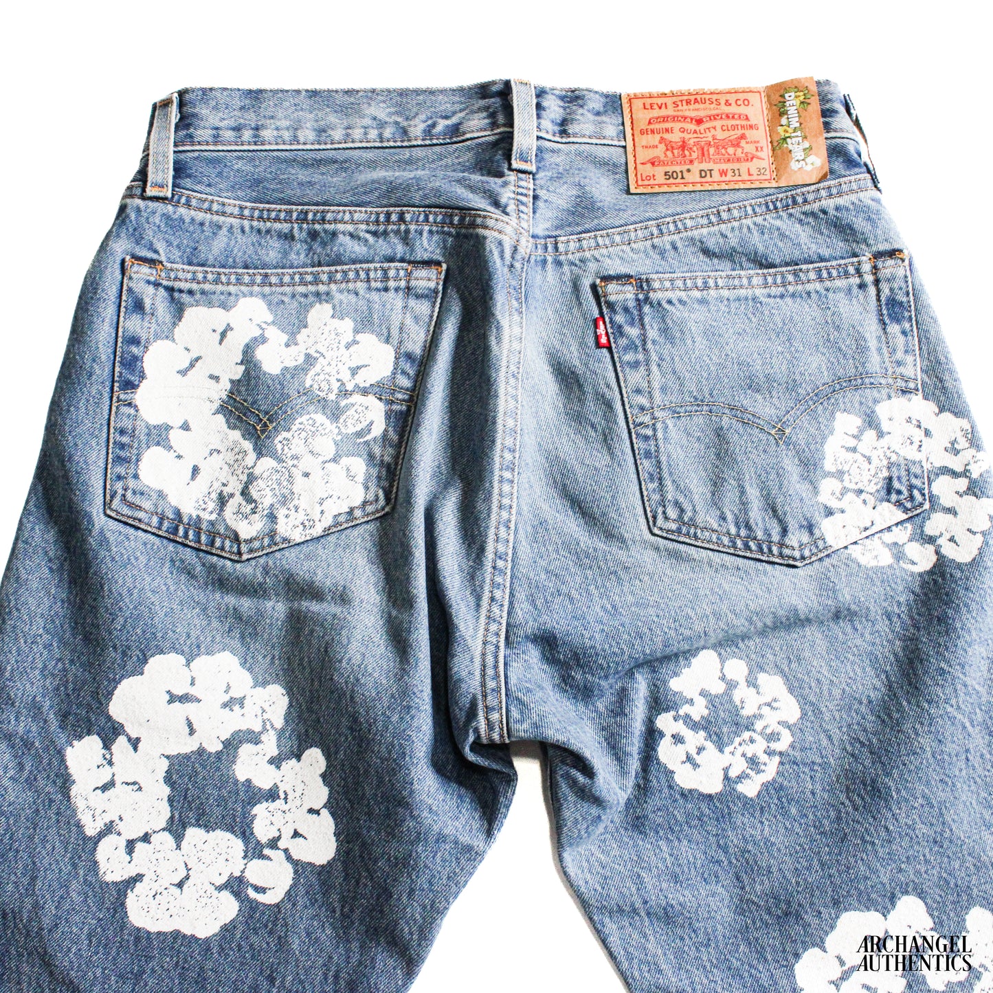 Denim Tears x Levi's Cotton Wreath Jean Light Wash