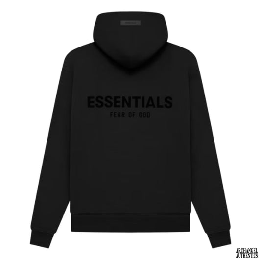 Fear of God Essentials Pullover Hoodie Core FW22 Stretch Limo/Black