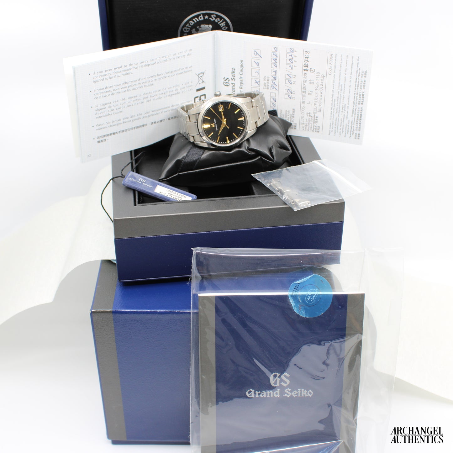 Grand Seiko Heritage Collection | 9F Quartz | Titanium | Black Dial | Ref. SBGX269 | JDM Only!