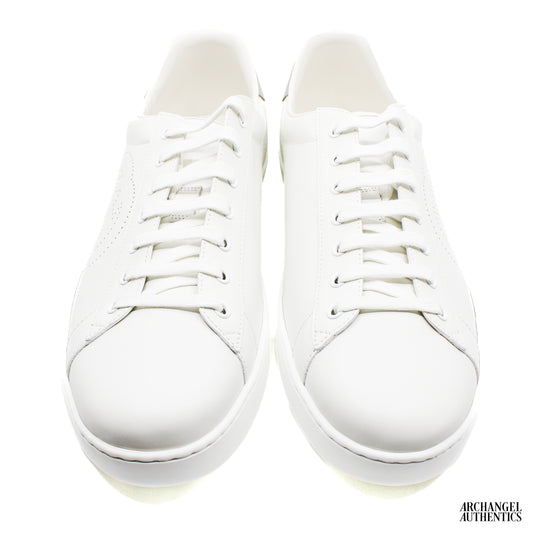 Gucci Ace Perforated Interlocking G White