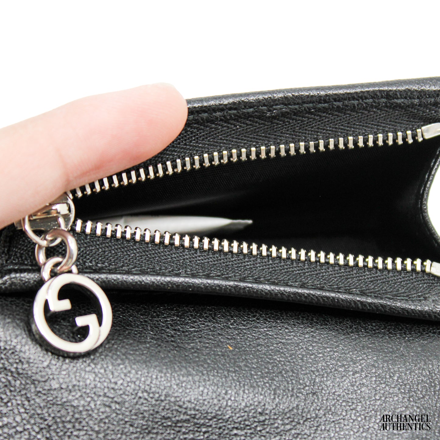 Gucci Blondie Card Case Wallet Black | 760317 AACP7 1000