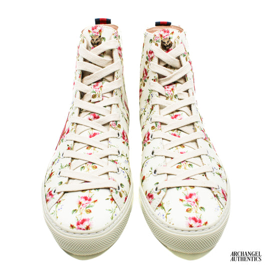 Gucci Canvas Romantic Print Major Blind For Love High Top