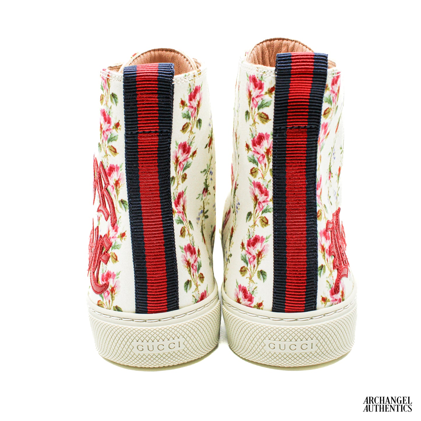 Gucci Canvas Romantic Print Major Blind For Love High Top