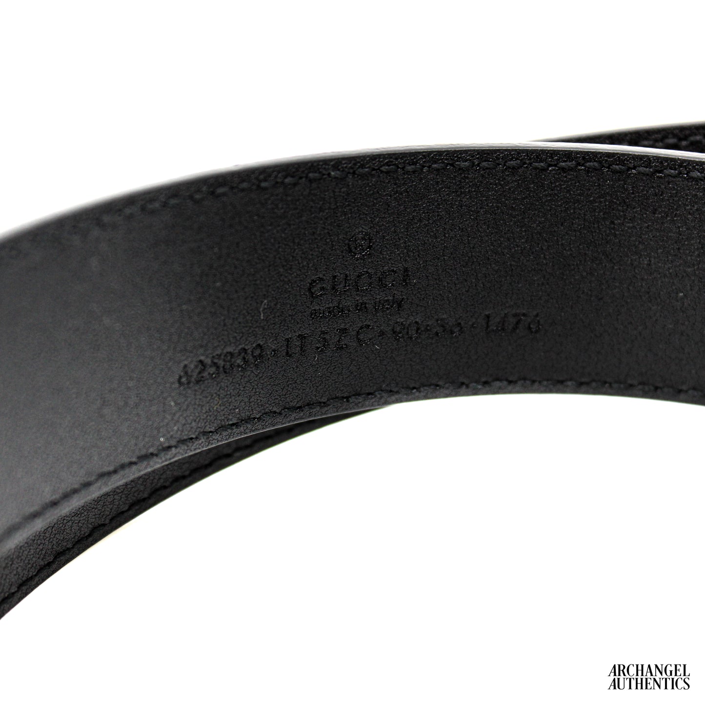 Gucci Double GG Belt Cherries/Strawberries 625839 1T5ZC Black/Gold