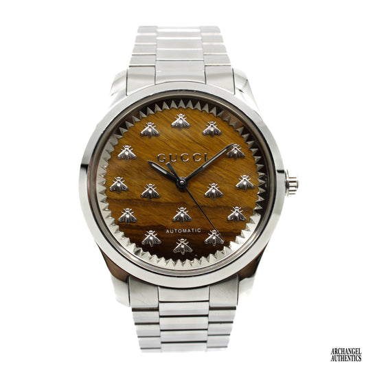 Gucci G-Timeless Automatic Brown Dial Watch