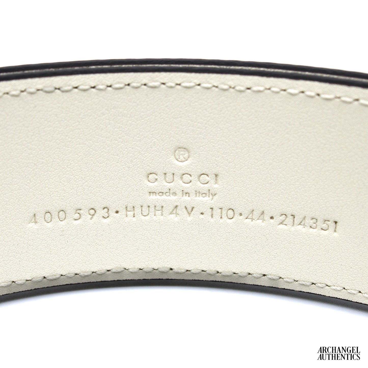 Gucci GG Marmont Wide Belt 'Beige/Ebony GG Supreme' | 400593 HUH4V 9761