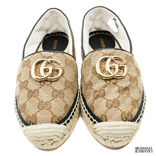 Gucci GG Matelasse Canvas Espadrille (Women's)