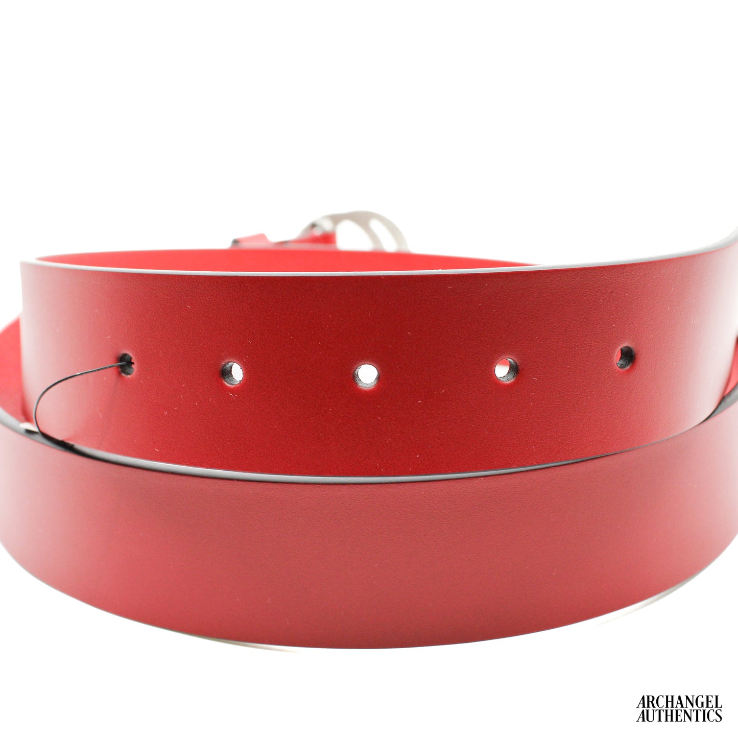 Gucci Interlocking G Red Leather Belt | 546389 BGH0N 6420