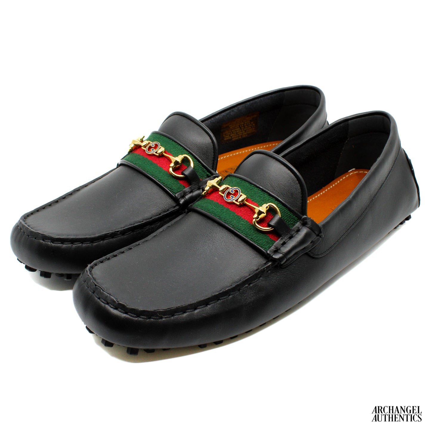 Gucci Mens Horsebit Driver Black