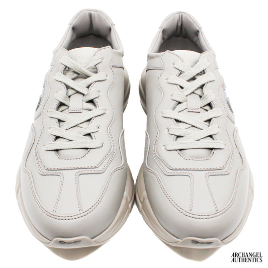 Gucci Rhyton Interlocking G Dusty Grey Aqua Blue