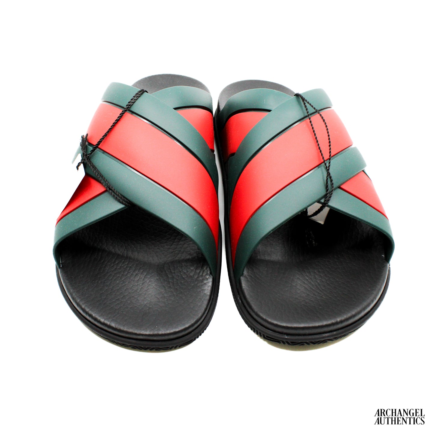 Gucci Rubber Slide Green Red