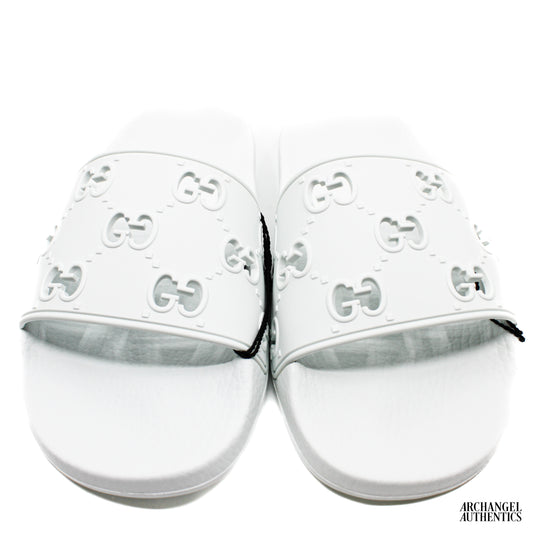 Gucci Slide White Rubber (W)