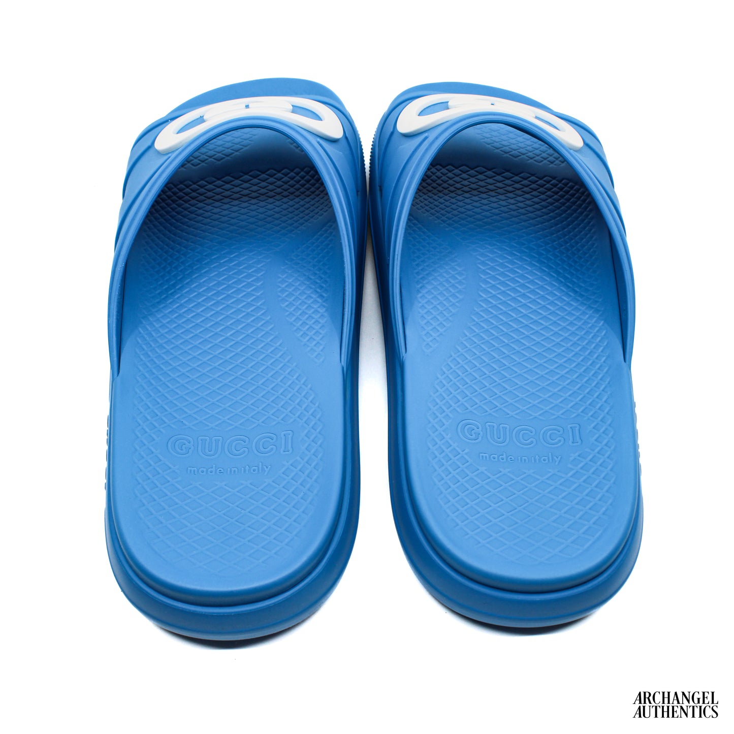 Gucci Slide 'Interlocking G - Super Blue'