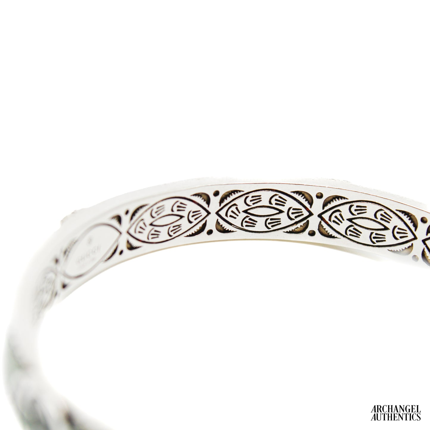 Gucci Sterling Silver Cuff Bracelet w/ Enamel | 645570 J8410 9071