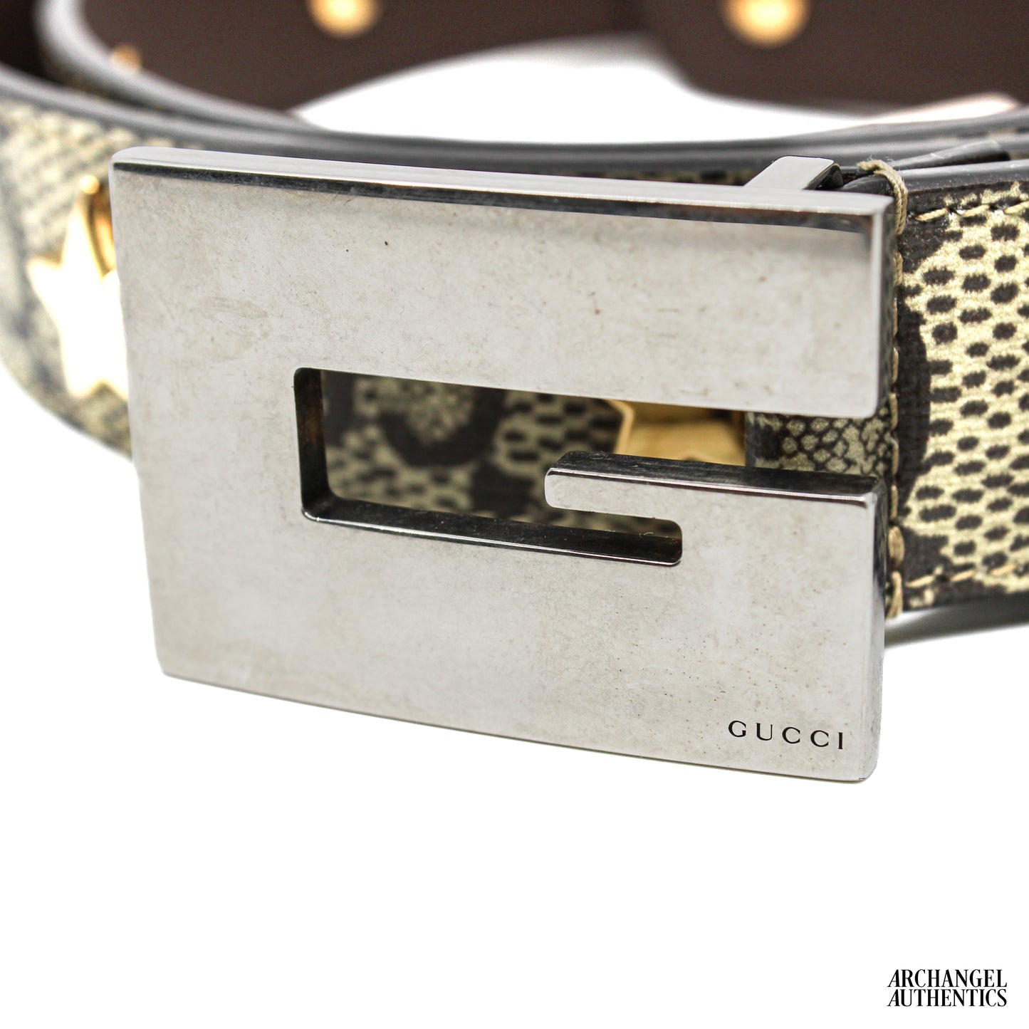 Gucci Supreme Star G Buckle Belt | 710090 FAAKO 8367