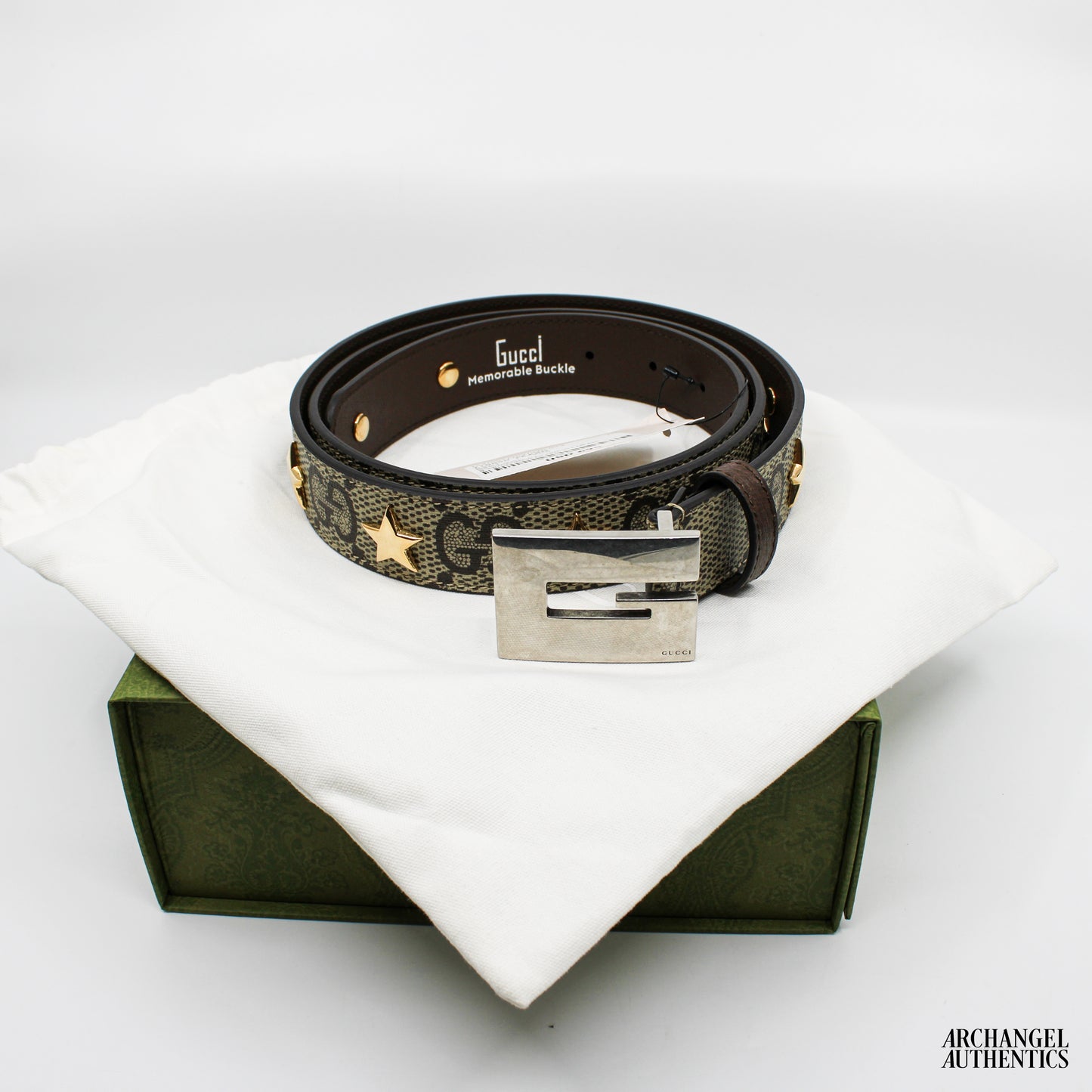Gucci Supreme Star G Buckle Belt | 710090 FAAKO 8367