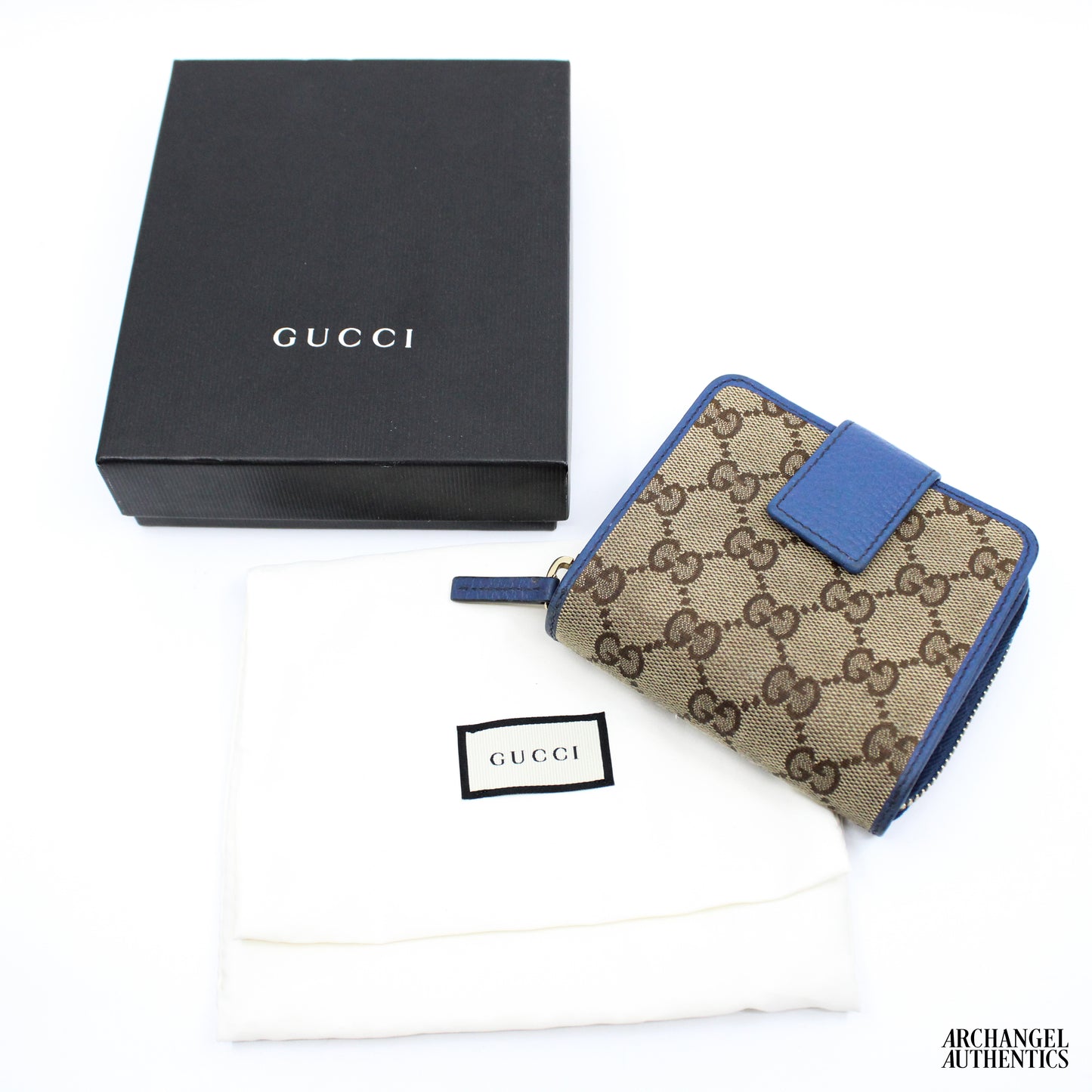 Gucci T. Original GG Wallet Brown