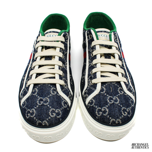 Gucci Tennis 1977 Denim GG Print