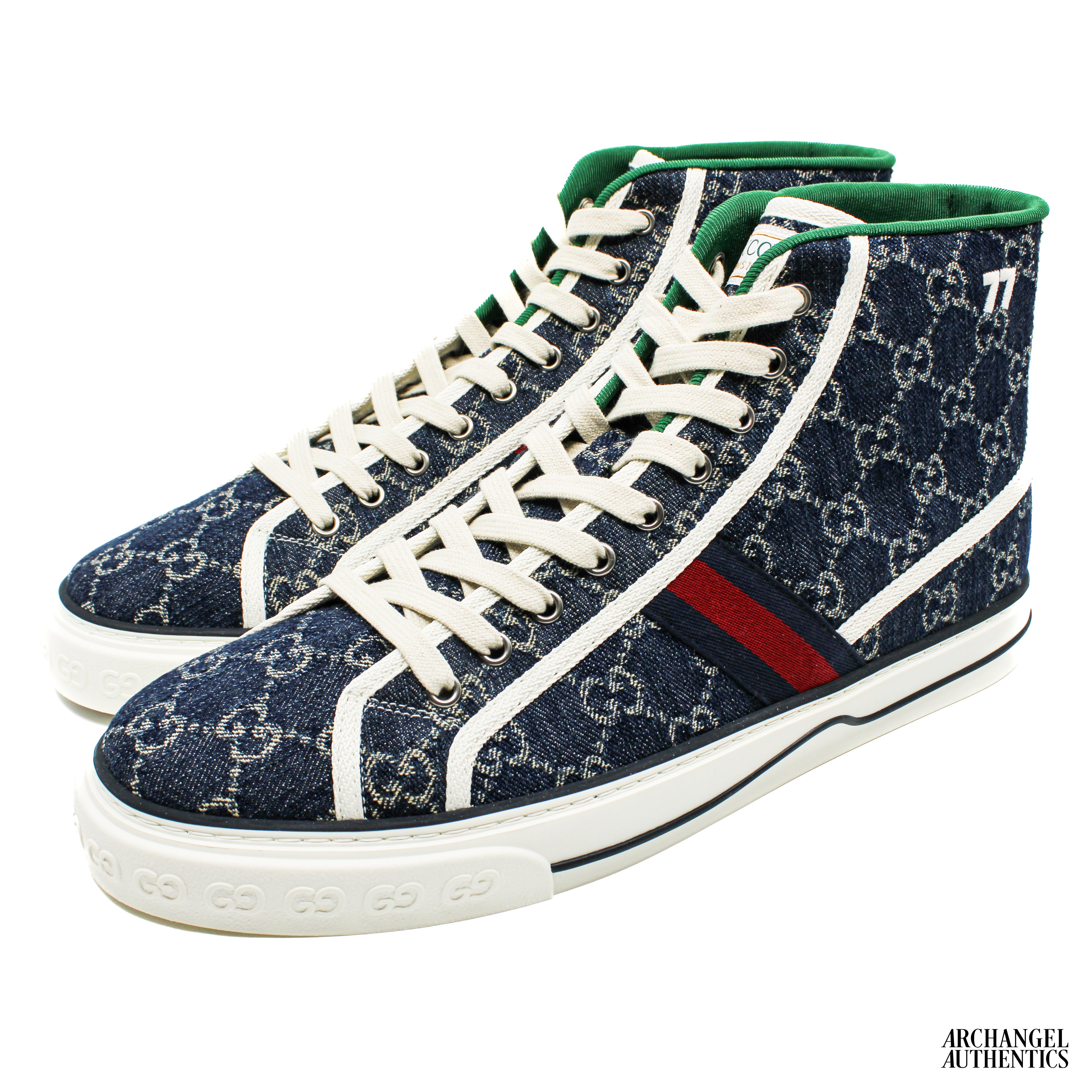 スニーカー GUCCI GUCCI TENNIS 1977 SNEAKERS Women's Gucci Tennis 1977 sneaker in beige/ebony original GG