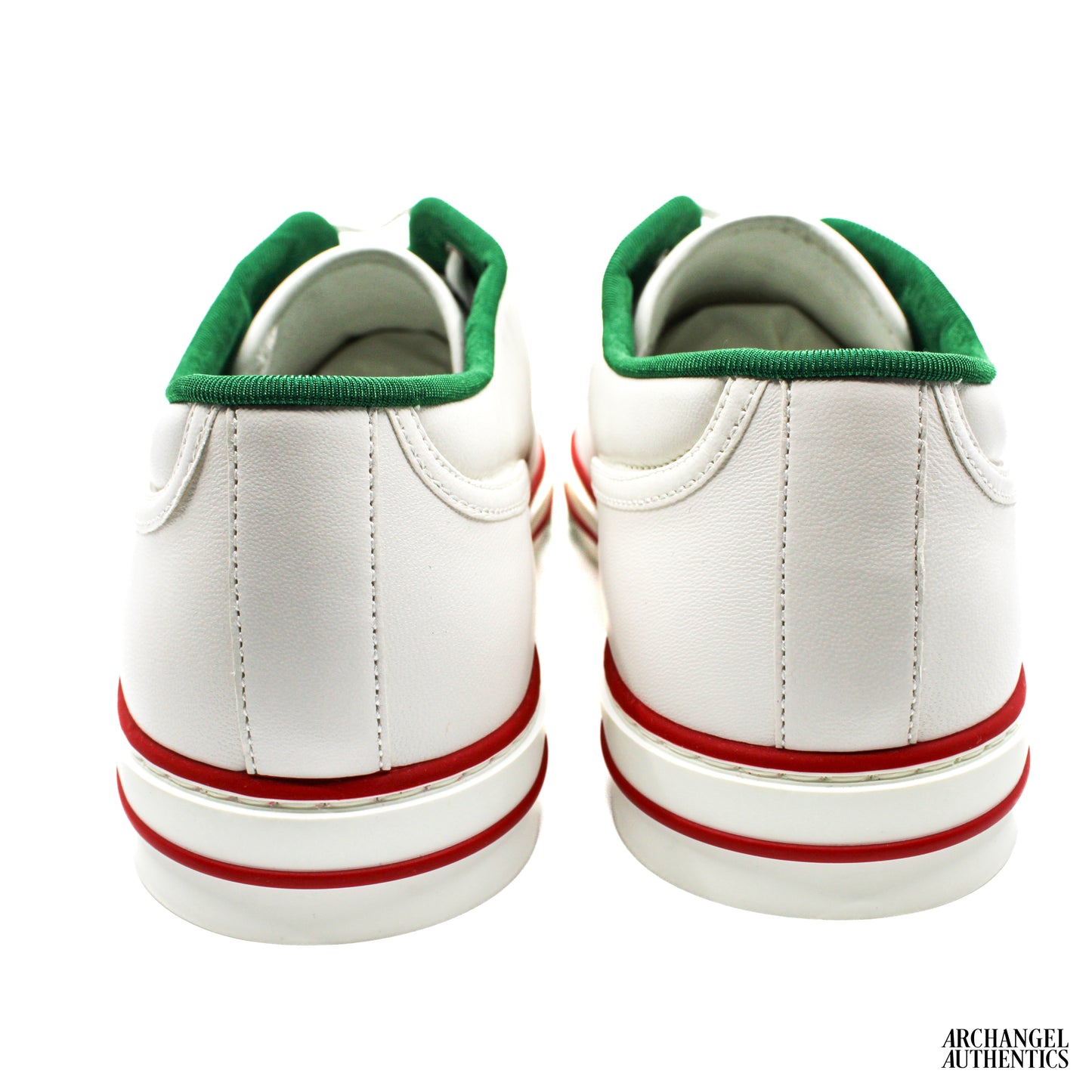 Gucci Tennis 1977 Leather Low White Green Red