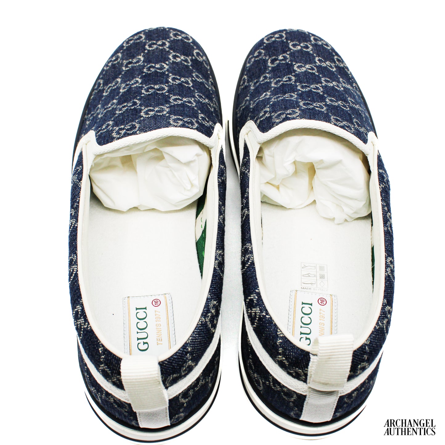 Gucci Tennis 1977 Slip-On Denim