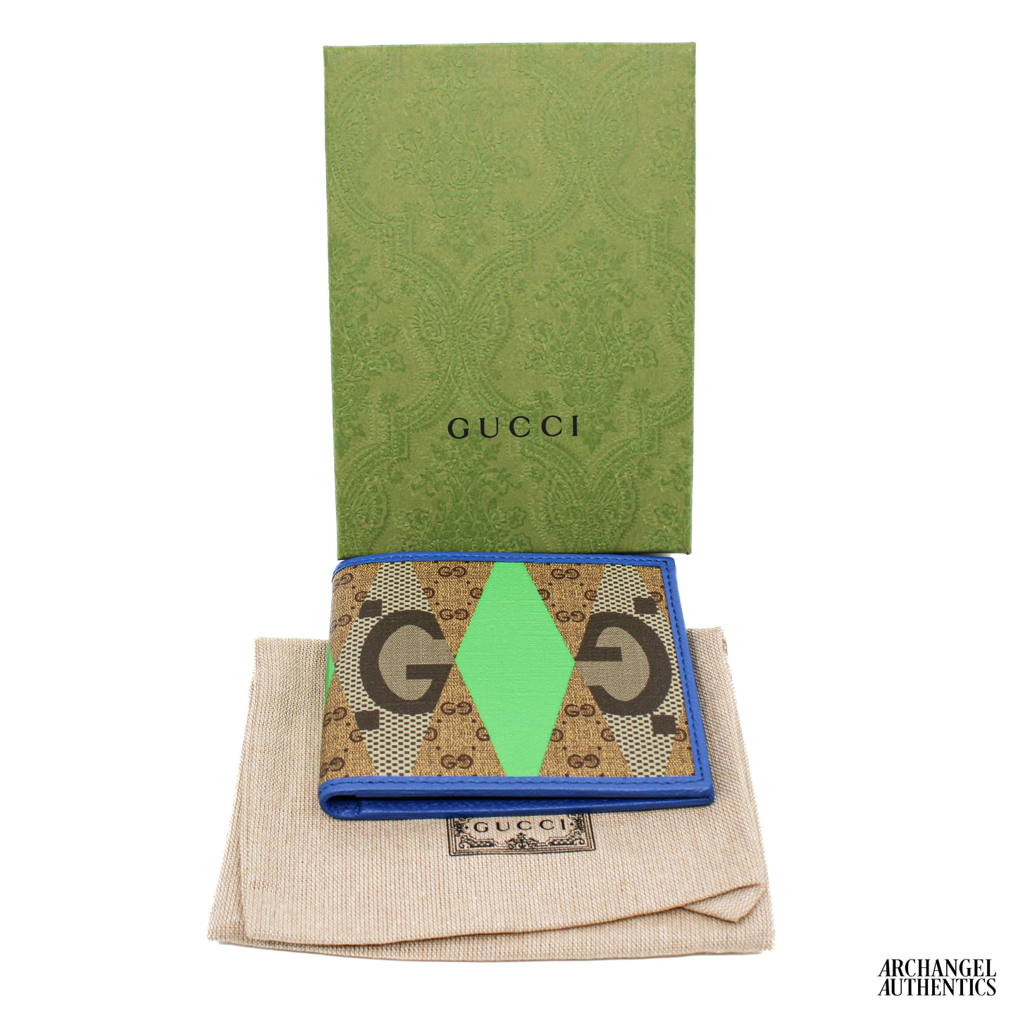 Gucci Rhombus Print Multi-Color Wallet