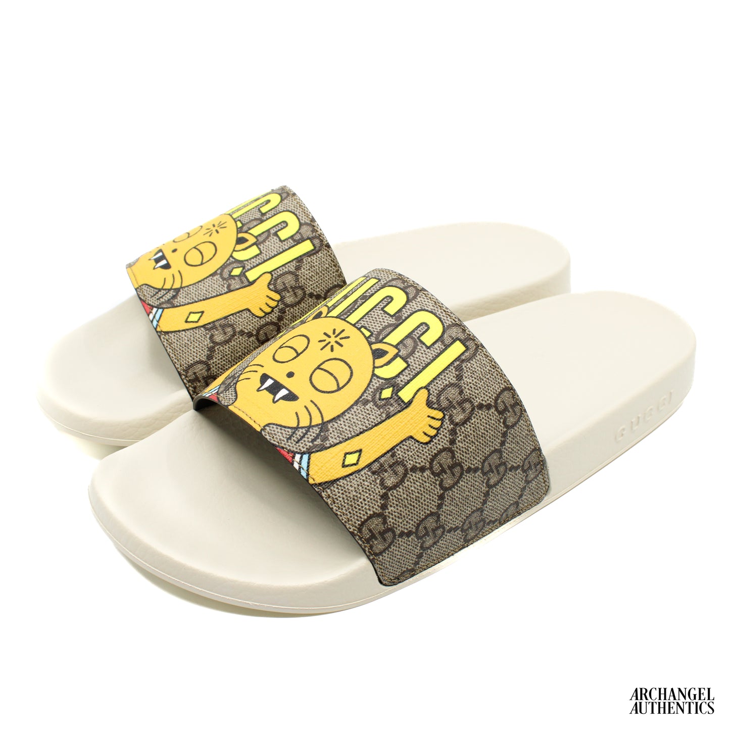 Gucci x Pablo Delcielo GG Supreme Cat Slide