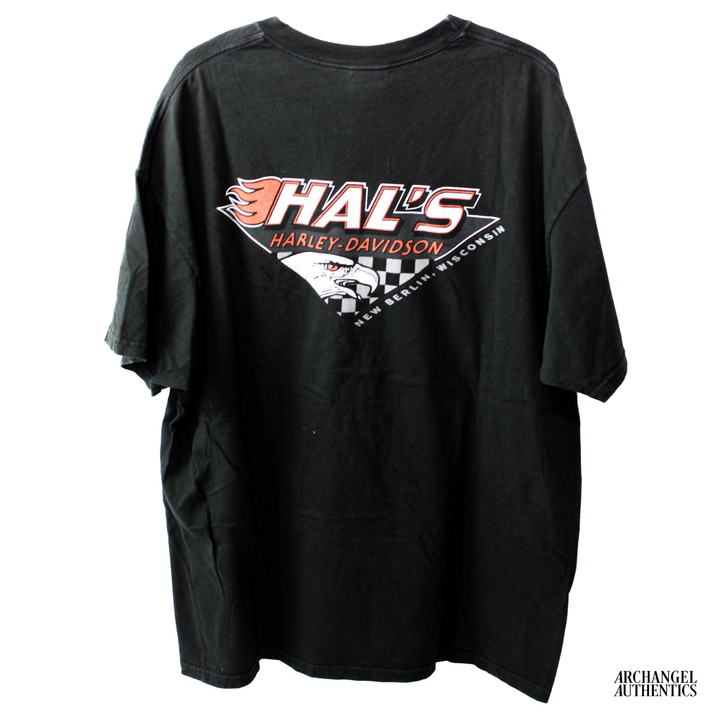 Harley Davidson Hal's New Berlin Wisconsin 100 Year Anniversary T-Shirt USA Black