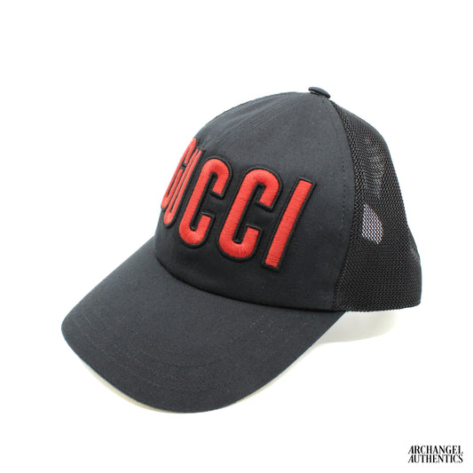 Gucci Black and Red Baseball Cap