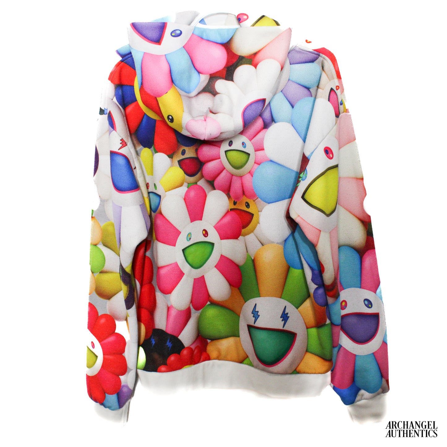 J Balvin x Takashi Murakami All Over Flowers Hoodie Multi