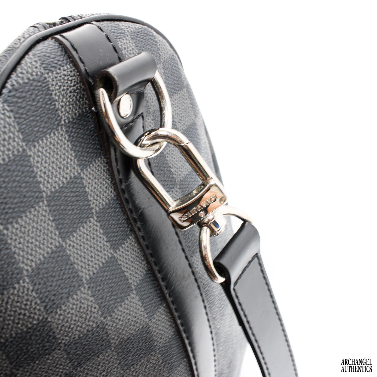 Louis Vuitton Keepall Bandoulière 55 Graphite Damier April 2003 France