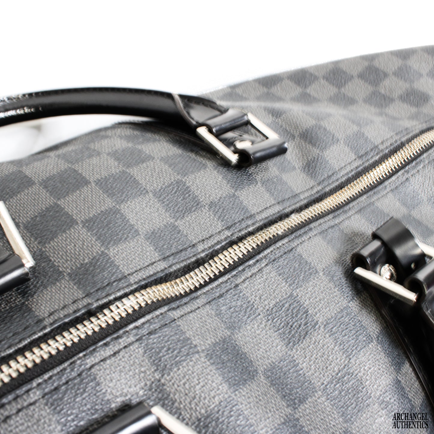 Louis Vuitton Keepall Bandoulière 55 Graphite Damier April 2003 France