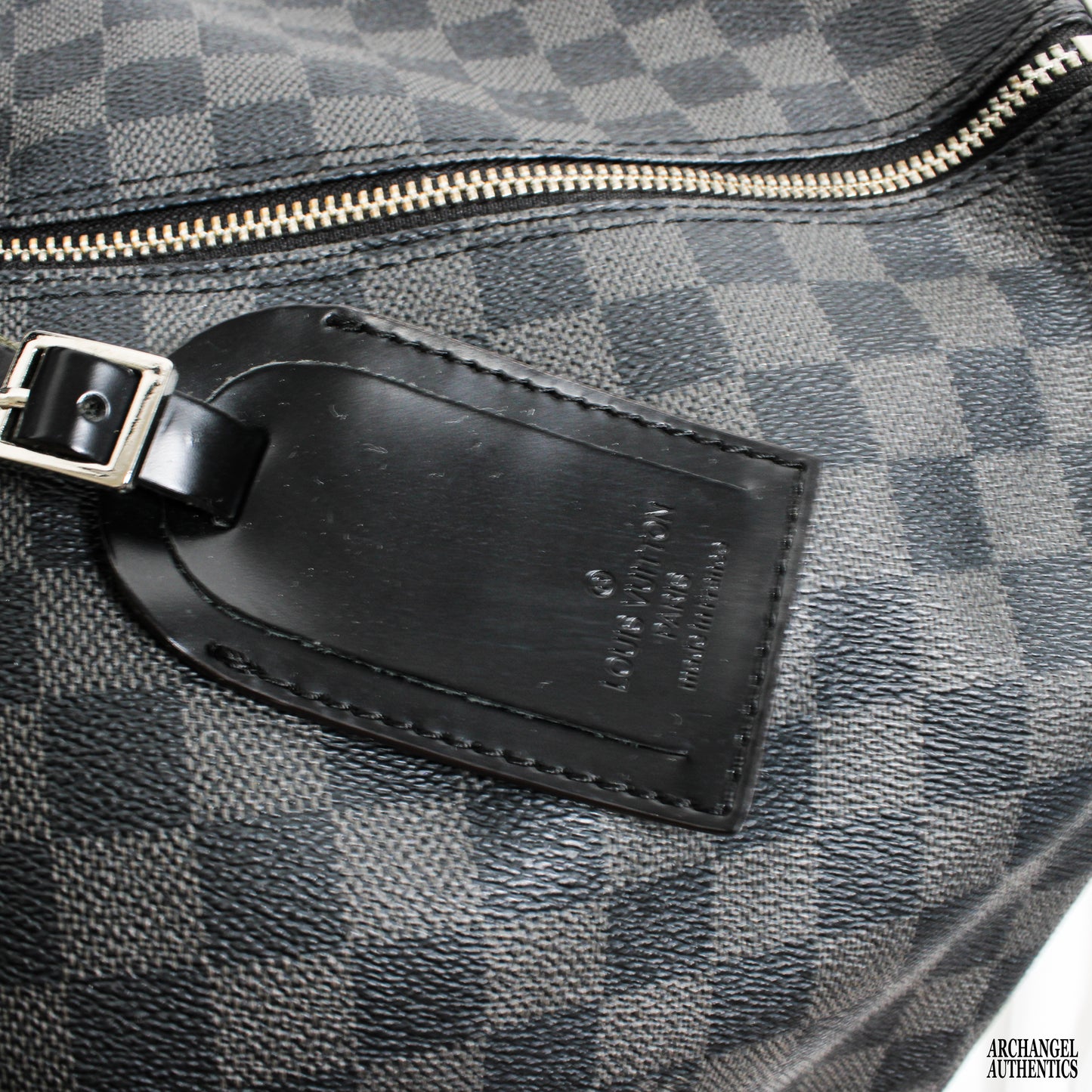 Louis Vuitton Keepall Bandoulière 55 Graphite Damier April 2003 France