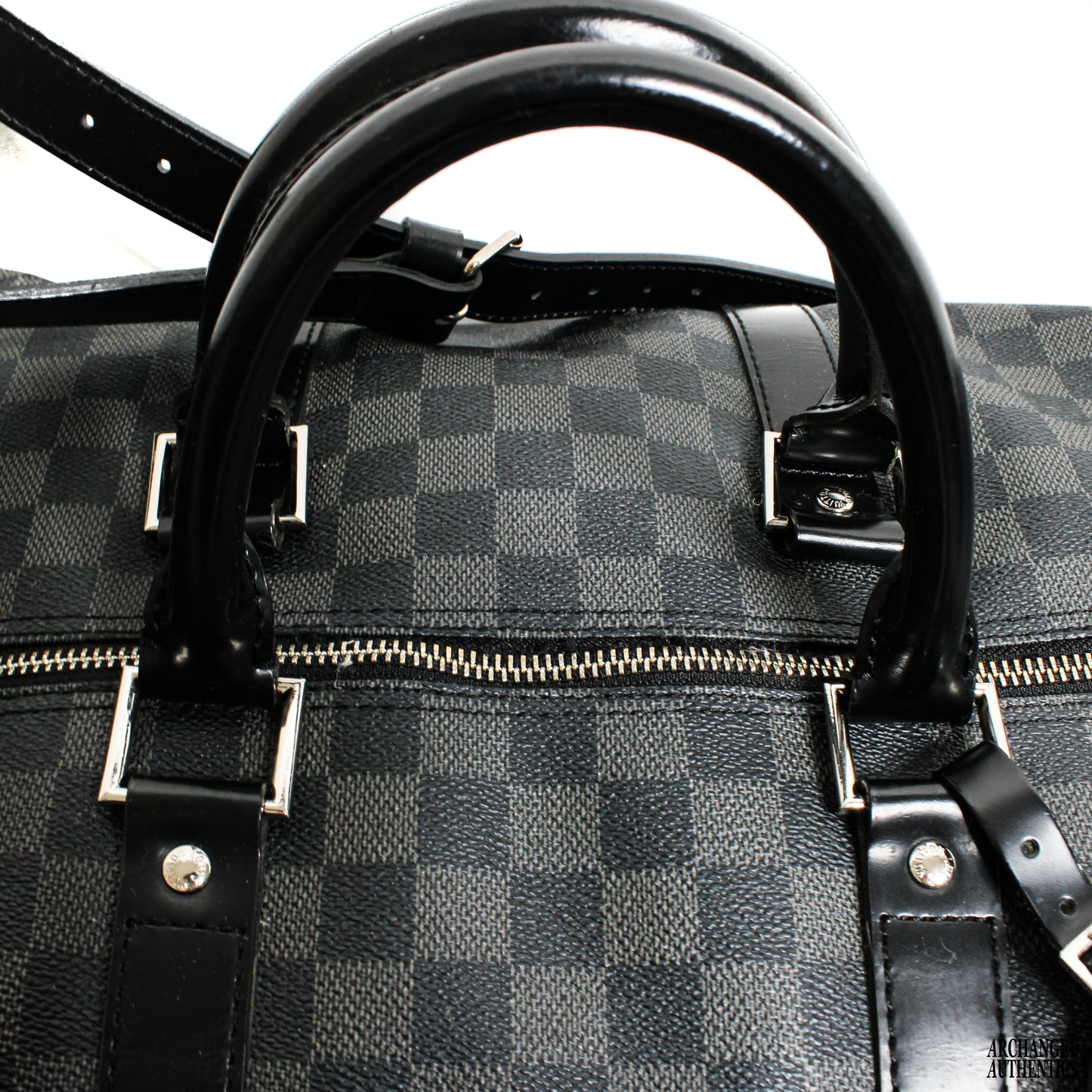 Louis Vuitton Keepall Bandoulière 55 Graphite Damier April 2003 France