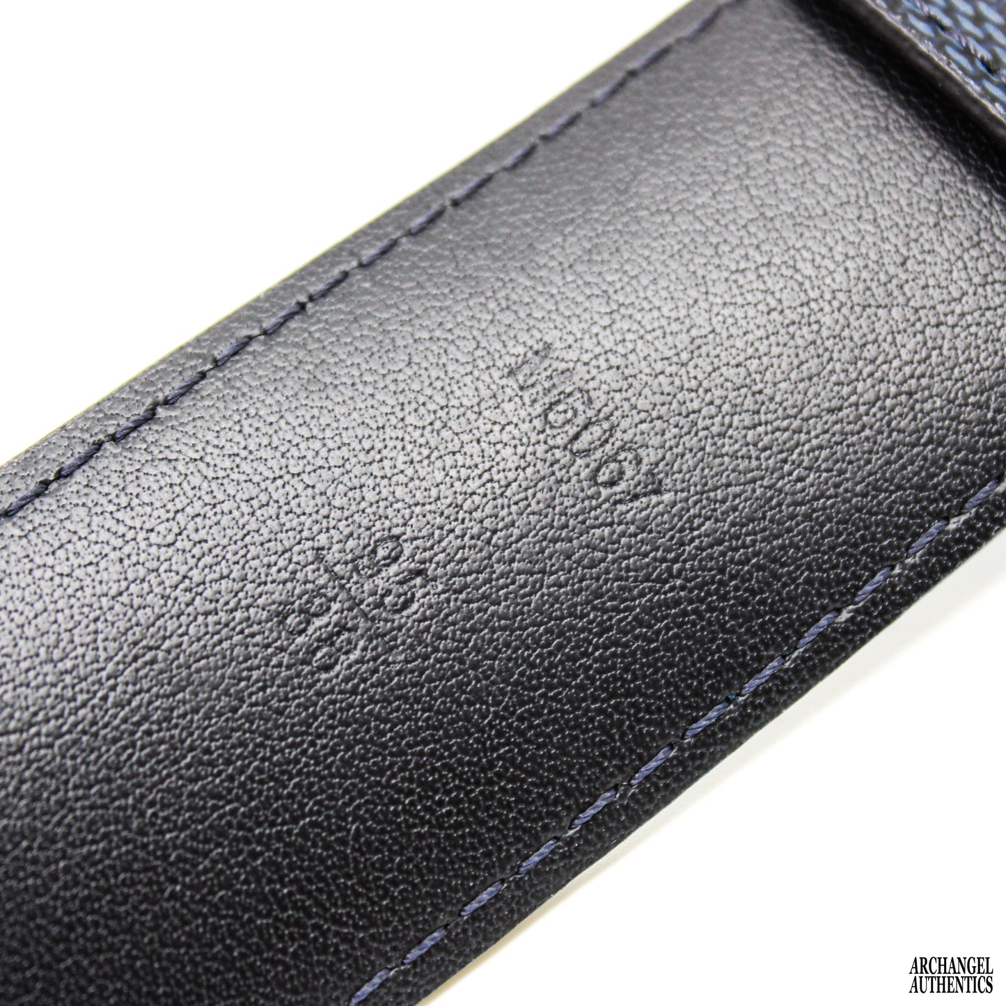 Louis Vuitton M6067 Damier Cobalt Sainteur Pont Neuf Belt
