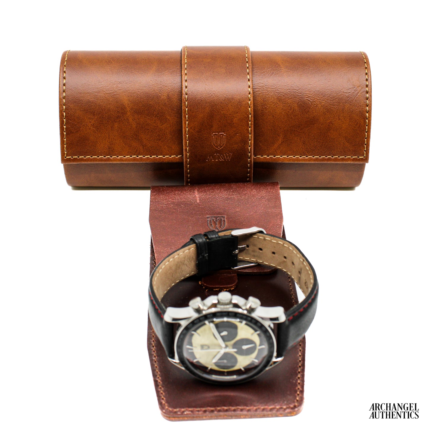 MT&W ECLIPSE VINTAGE CHRONOGRAPH WATCH WITH UNIQUE PATINA