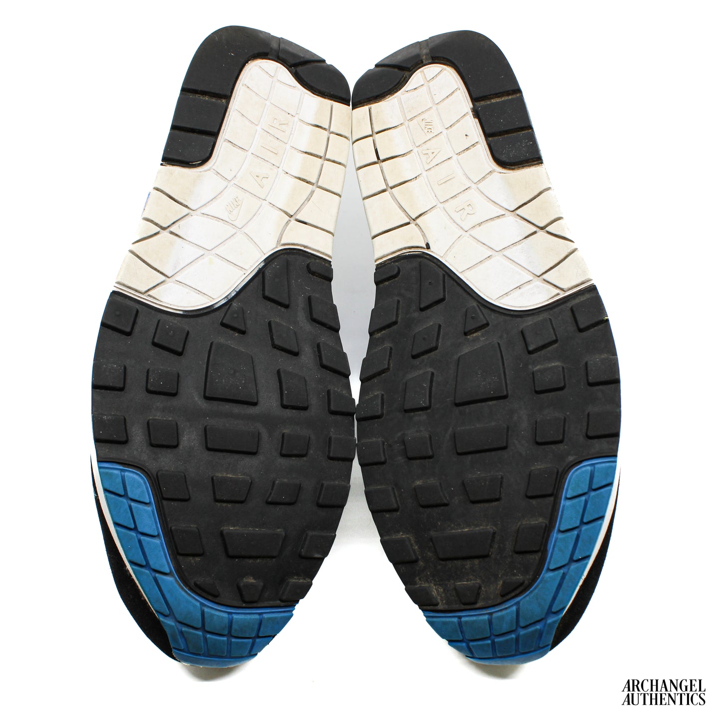 Nike Air Max 1 White Photo Blue Black